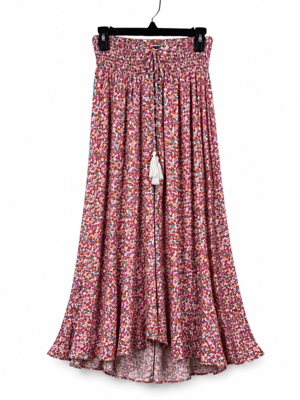 Rachel Zoe Womens Floral Button Up Peasant Skirt Large Cottage Prairie Country